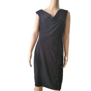 Evan-Picone Classic Black Sleeveless Dress Size 8